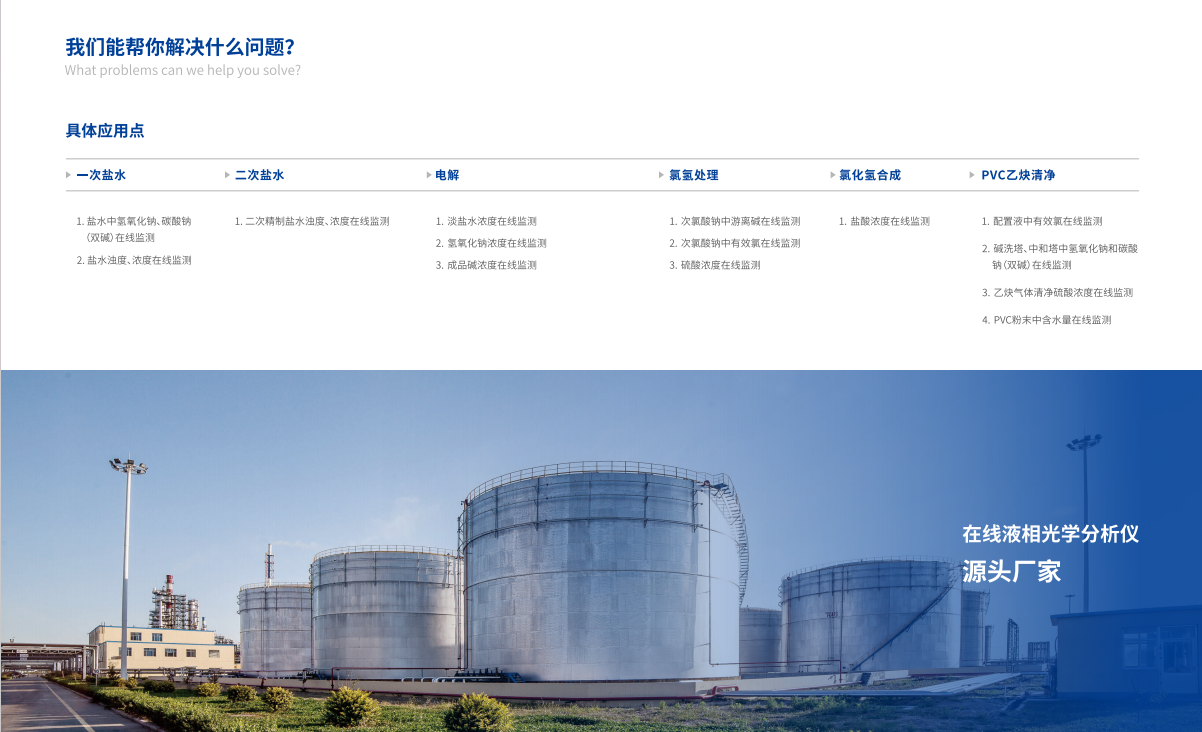 楚一測(cè)量在線濃度分析儀可解決問題 楚一測(cè)量在線濃度分析儀可解決問題