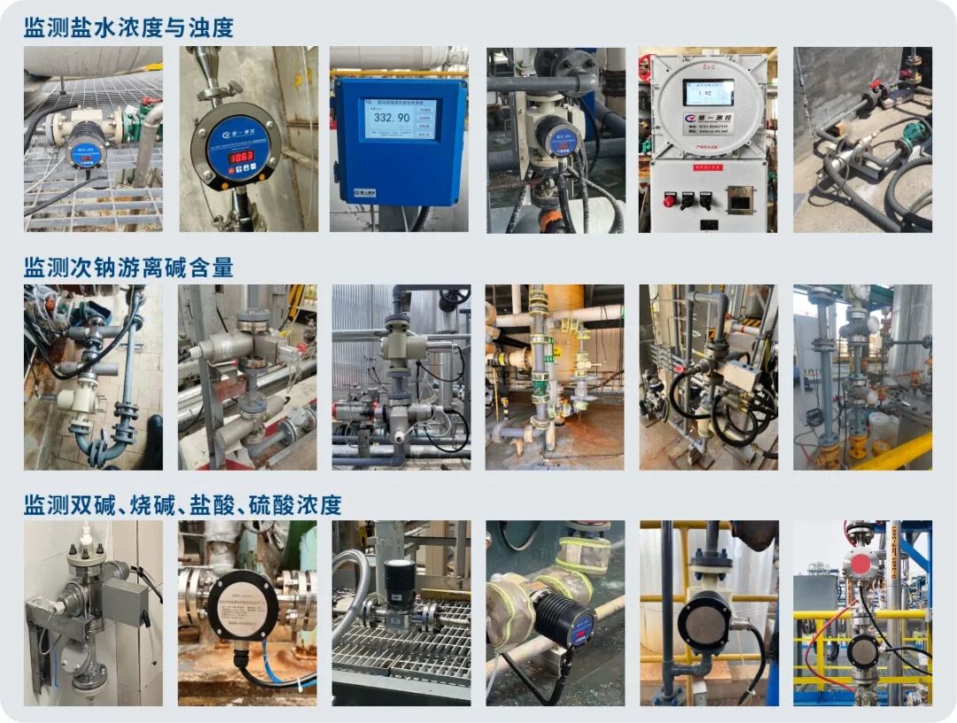 楚一測控在線濃度分析儀產(chǎn)品在氯堿行業(yè)應(yīng)用